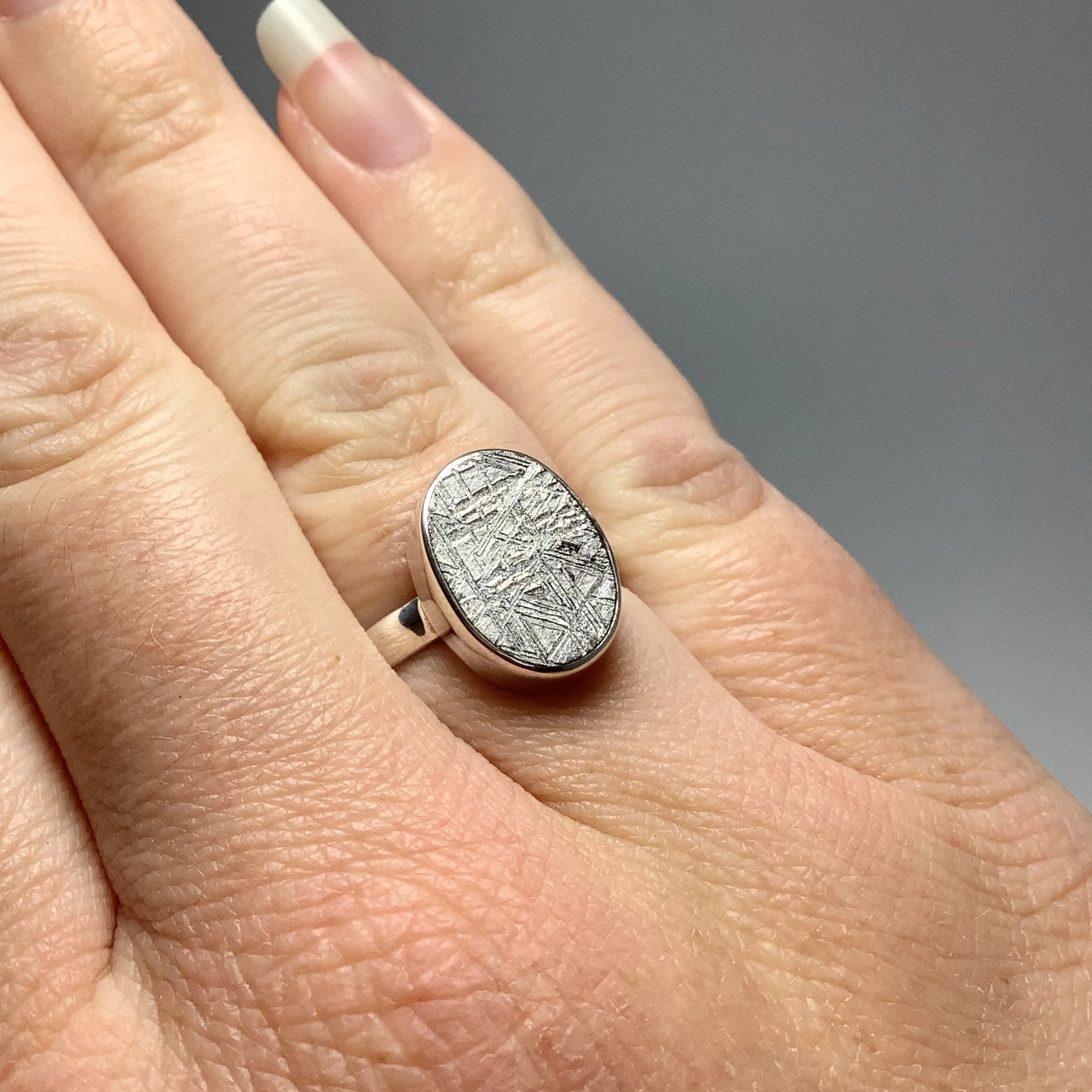 Muonionalusta Meteorite Ring