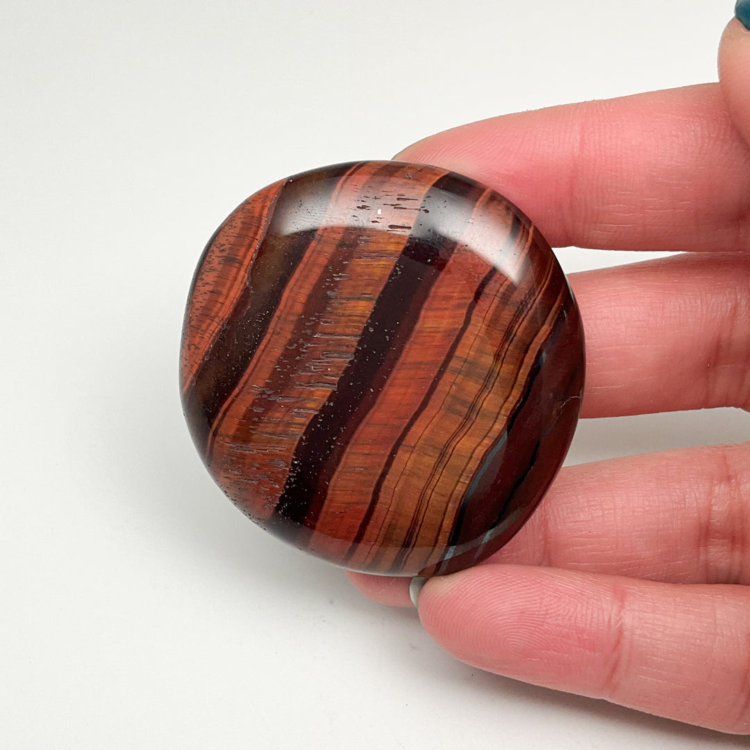 Red Tiger Eye Touch Stone