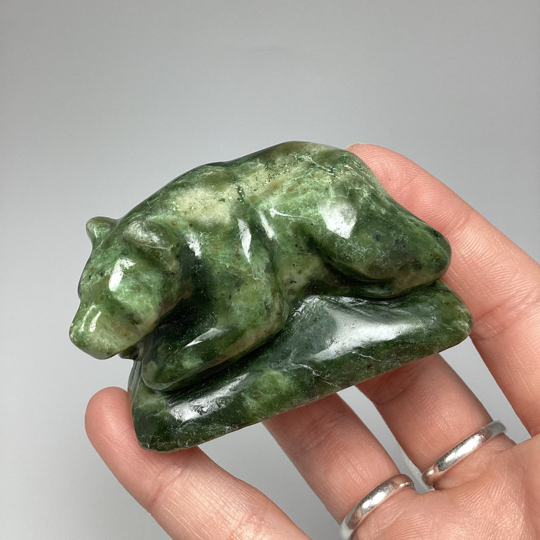 BC Jade Bear Carving