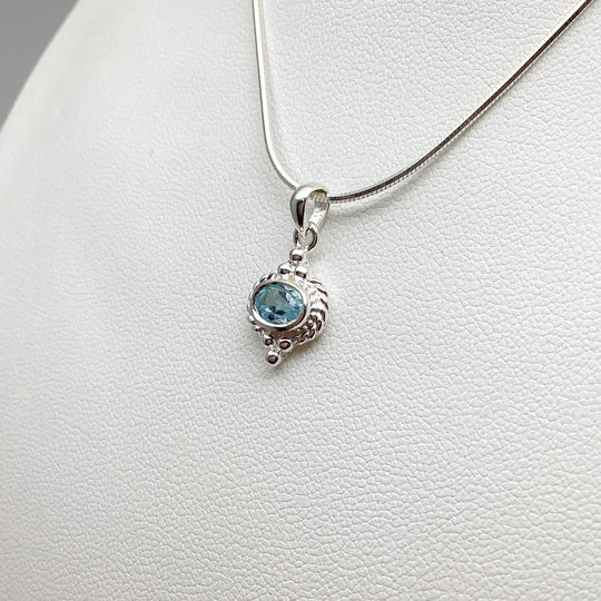 Blue Topaz Pendant