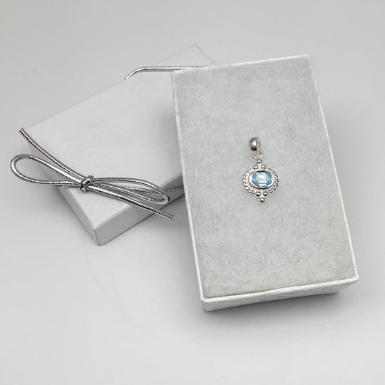 Blue Topaz Pendant