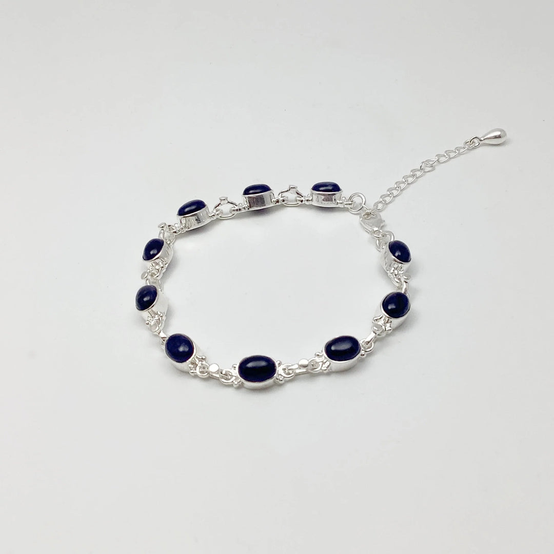 Sodalite Sterling Silver Bracelet