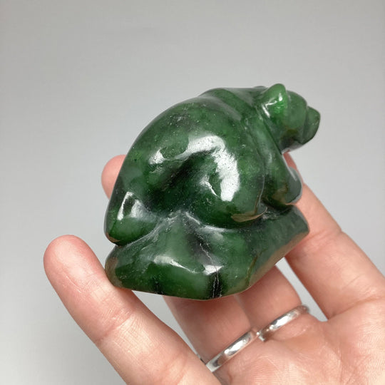 BC Jade Bear Carving