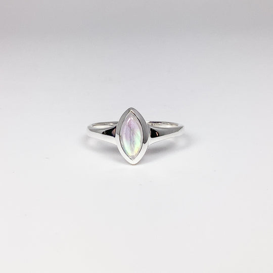 Rainbow Moonstone Ring