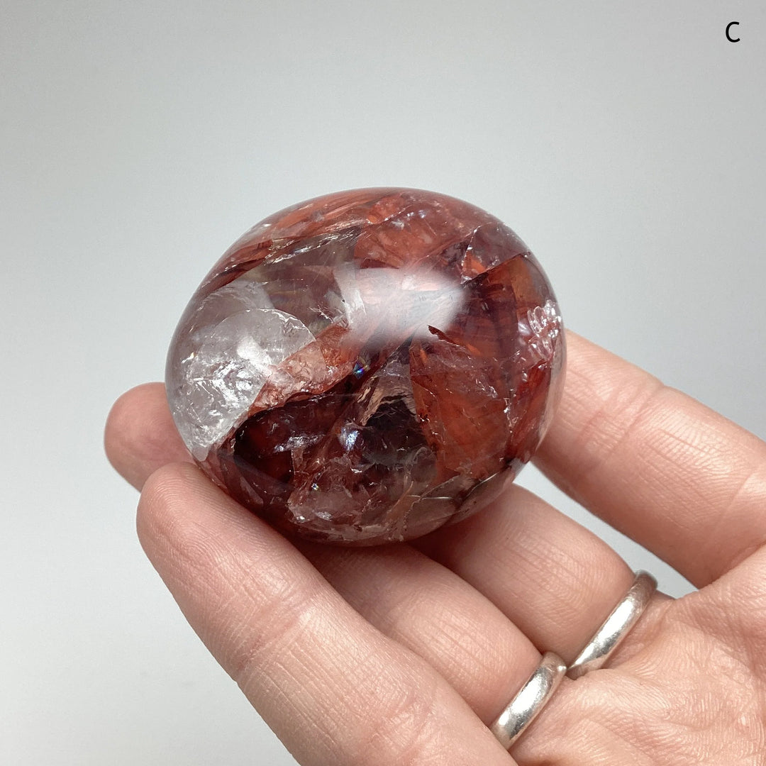 Red Hematoid Quartz Tumble