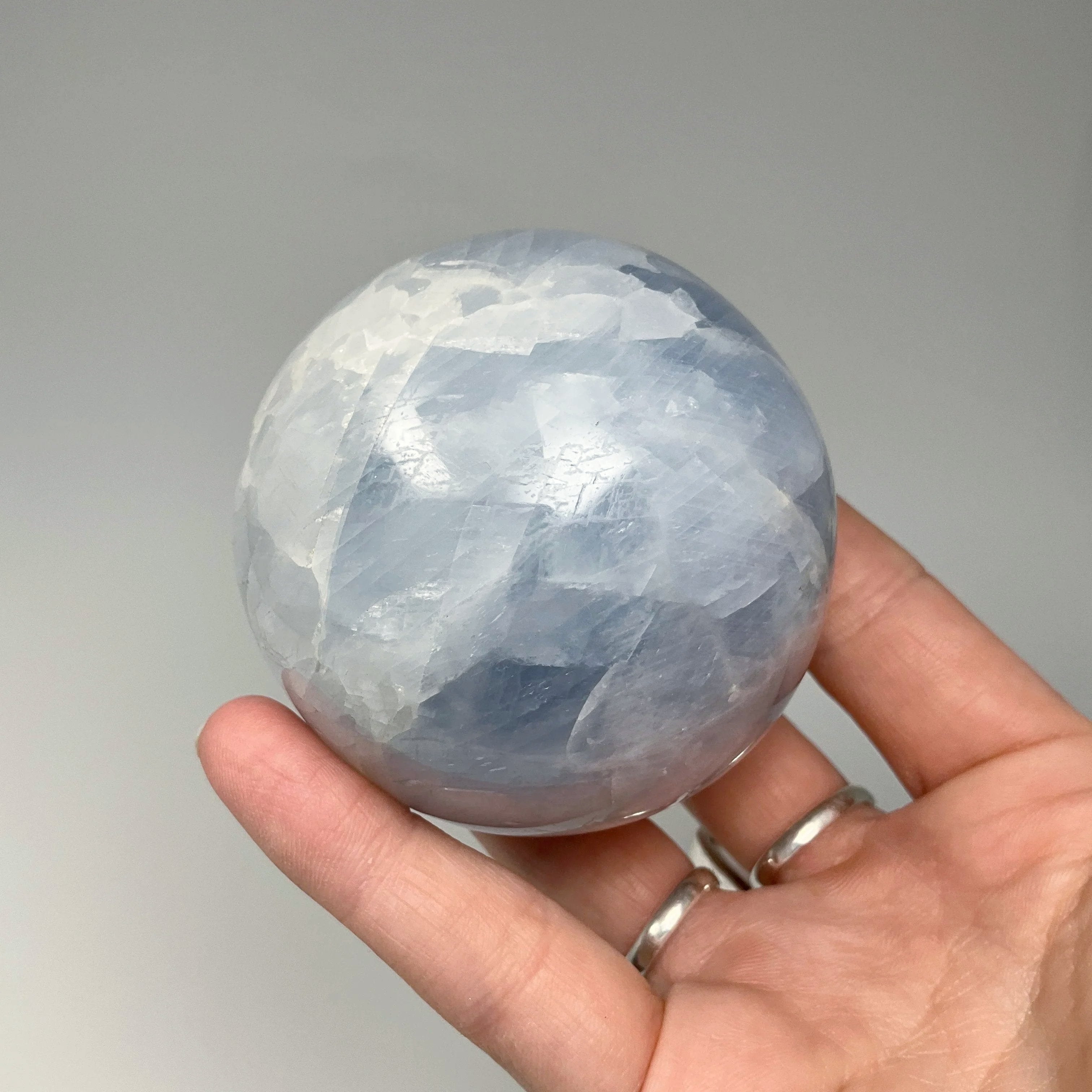 Blue Calcite Sphere