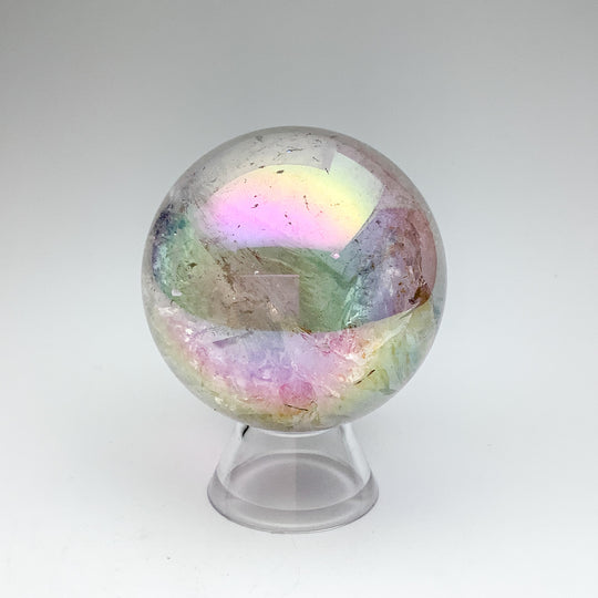 Aura Rose Quartz Sphere