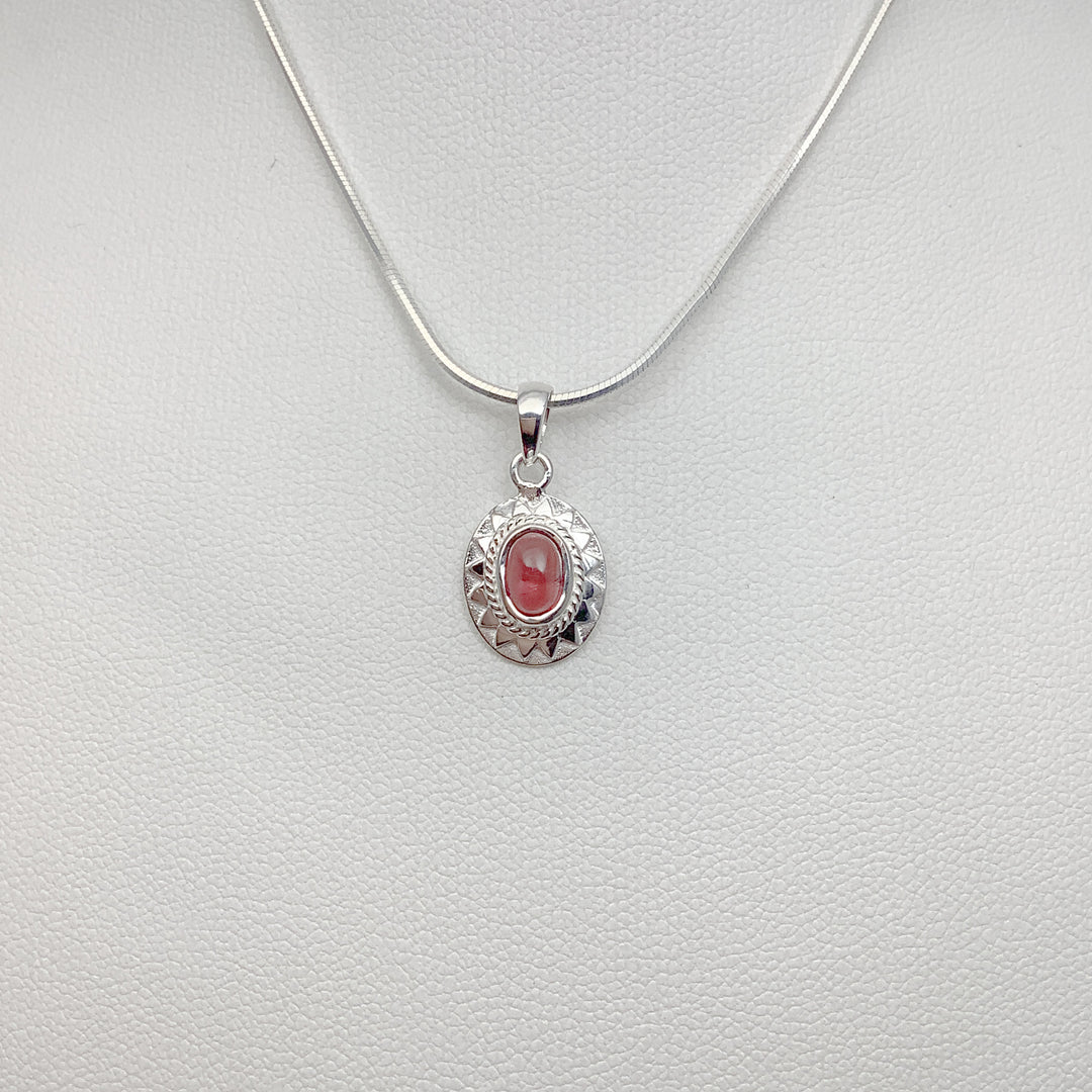 Pink Tourmaline Pendant