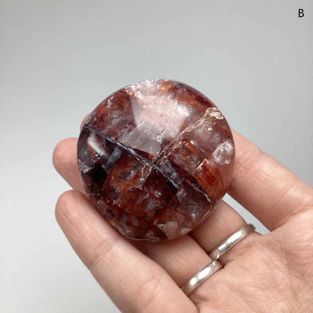 Red Hematoid Quartz Tumble