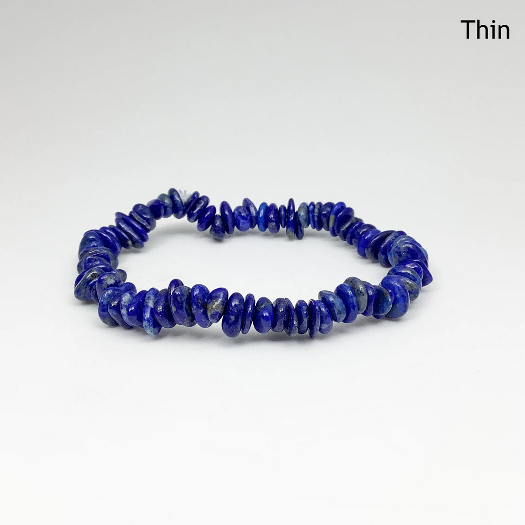 Lapis Lazuli Chip Beaded Bracelet