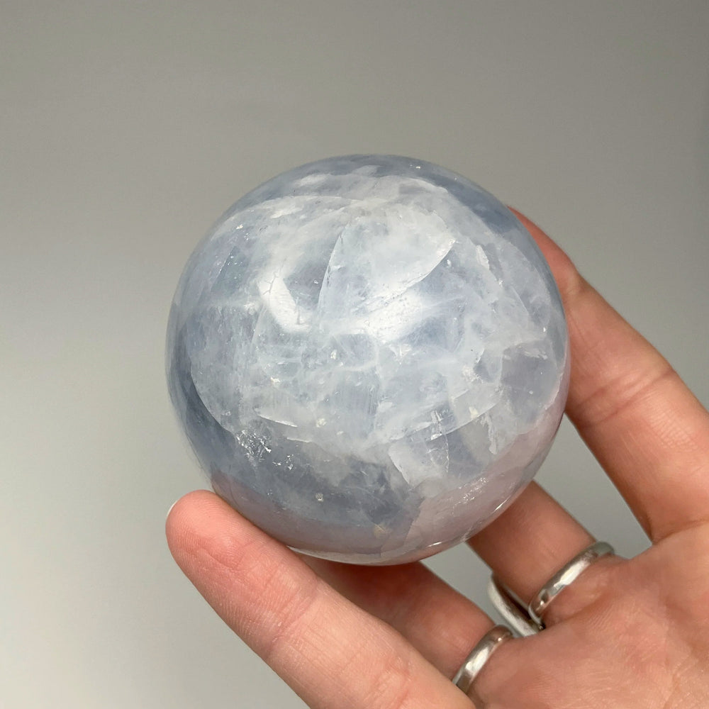 Blue Calcite Sphere