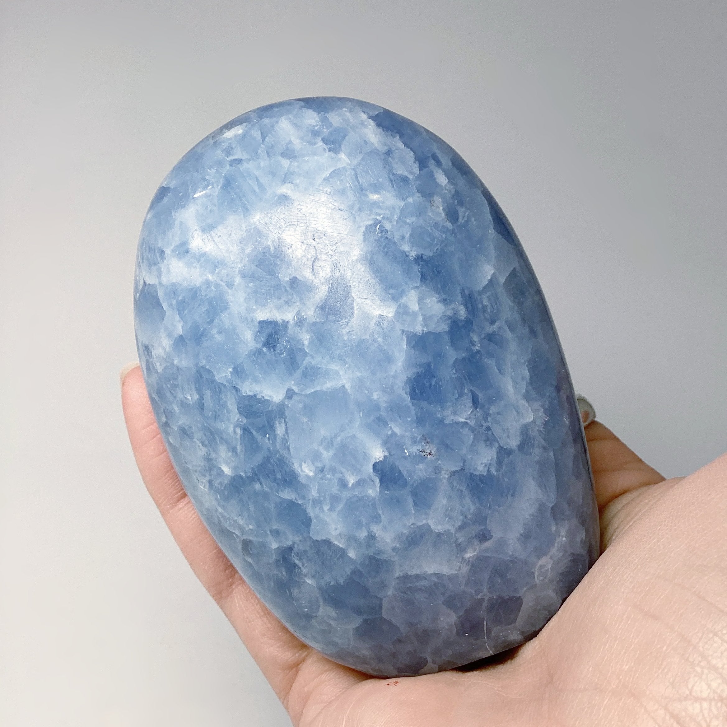 Blue Calcite Stand Up