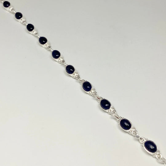 Sodalite Sterling Silver Bracelet