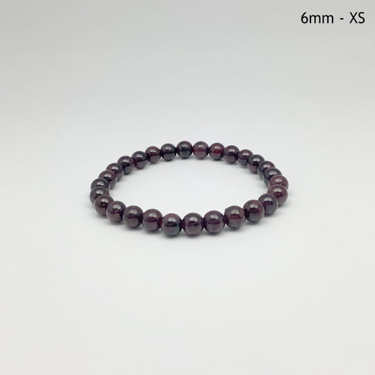 Garnet Beaded Bracelet