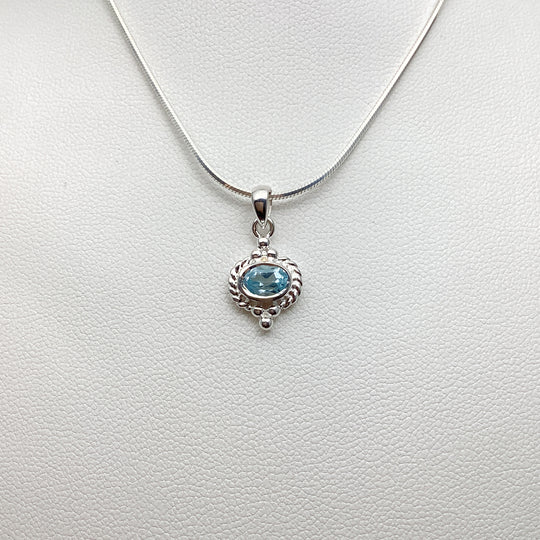 Blue Topaz Pendant