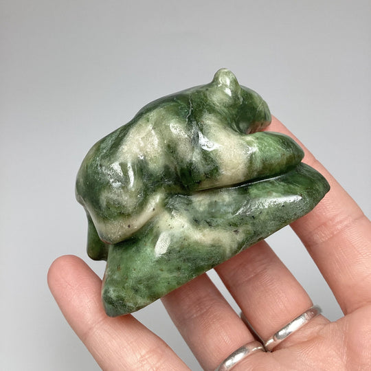 BC Jade Bear Carving