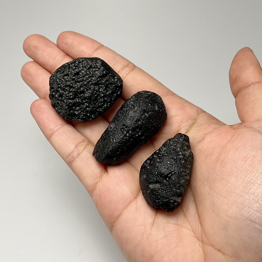 Black Tektite Specimen