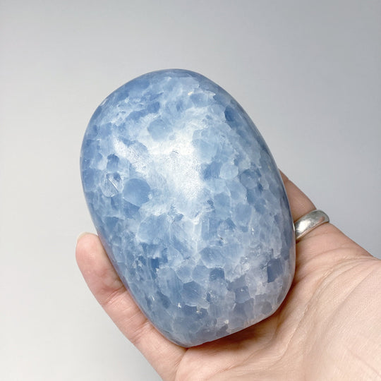 Blue Calcite Stand Up