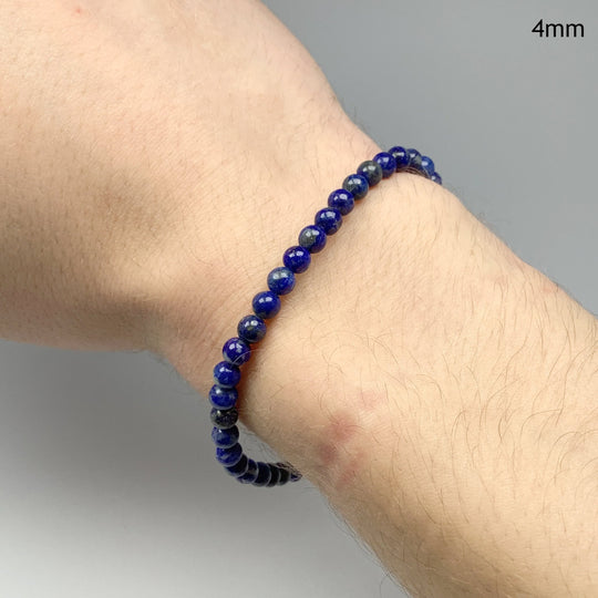 Lapis Lazuli Beaded Bracelet - High Quality