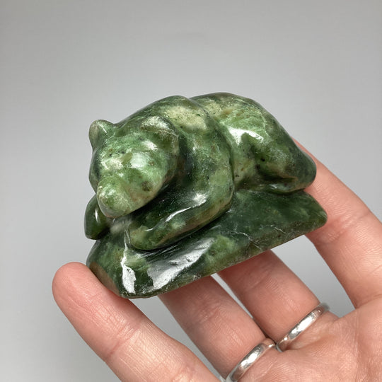 BC Jade Bear Carving