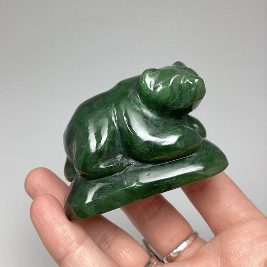 BC Jade Bear Carving