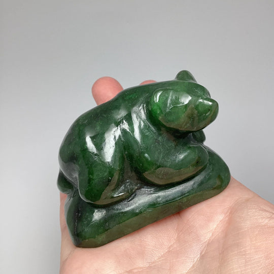 BC Jade Bear Carving