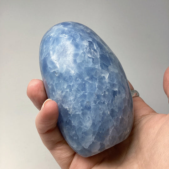 Blue Calcite Stand Up