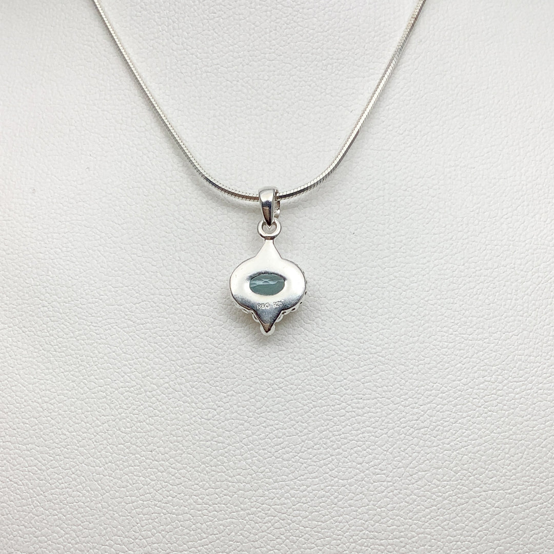 Blue Topaz Pendant