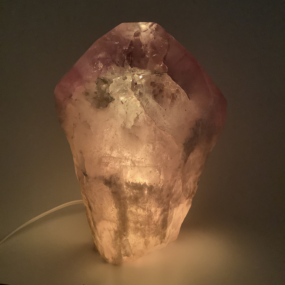 Rough Amethyst Lamp