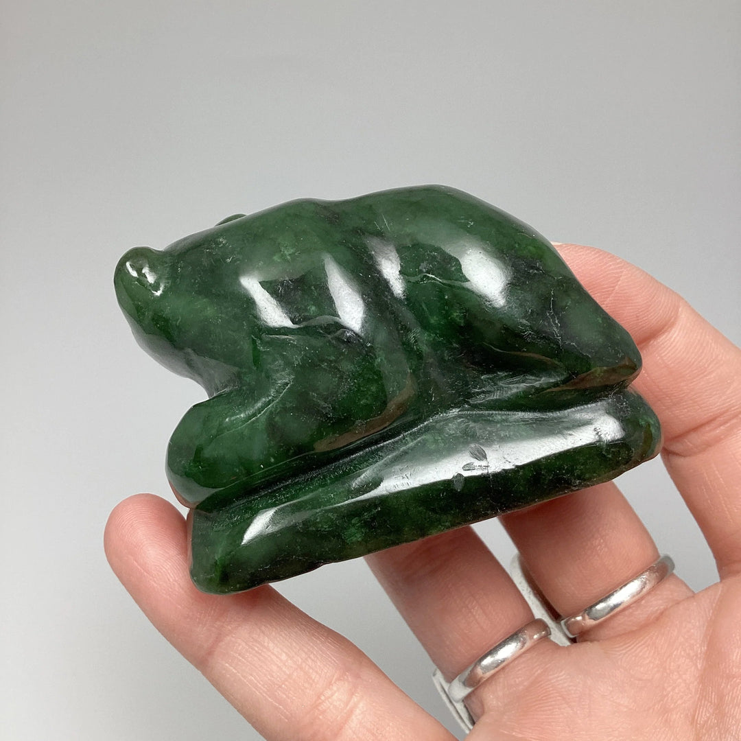 BC Jade Bear Carving