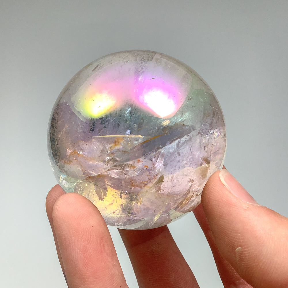 Aura Rose Quartz Sphere