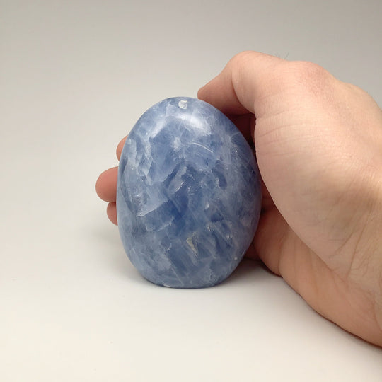 Blue Calcite Stand Up