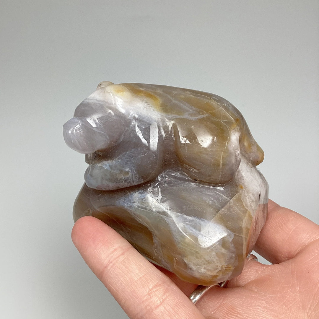 Alberta Jade Bear Carving