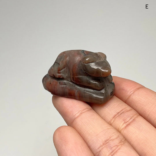 Alberta Jade Bear Carving