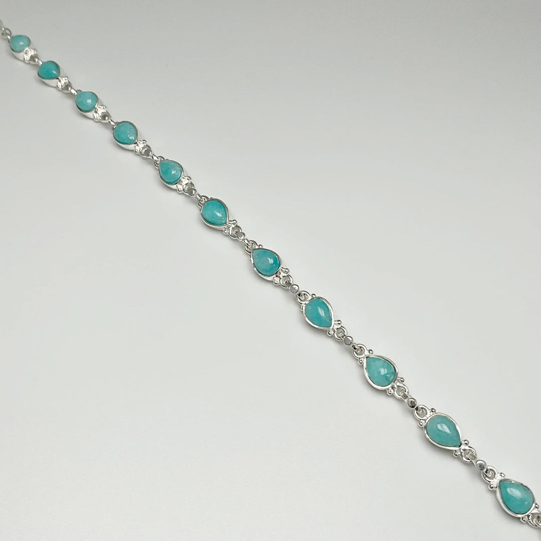 Amazonite Sterling Silver Bracelet