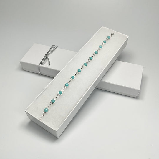 Amazonite Sterling Silver Bracelet