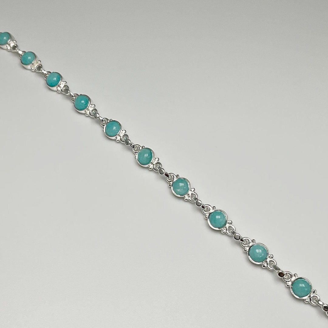 Amazonite Sterling Silver Bracelet