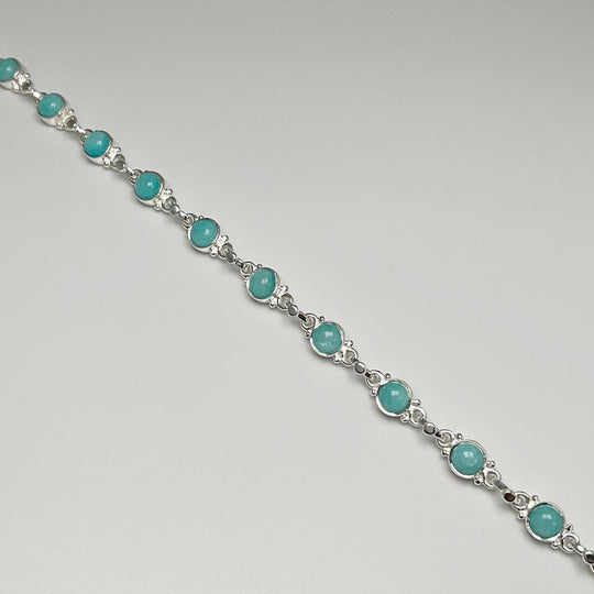 Amazonite Sterling Silver Bracelet