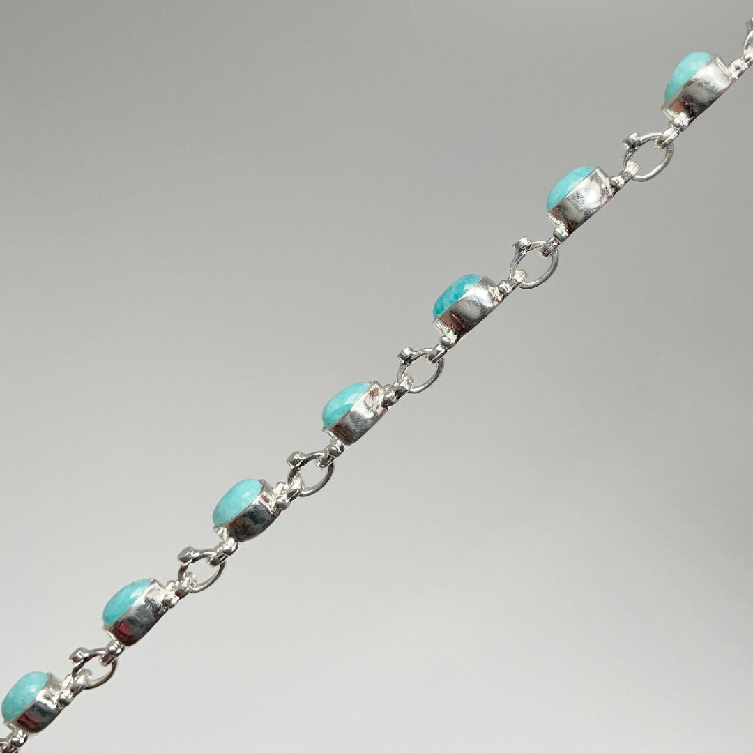 Amazonite Sterling Silver Bracelet