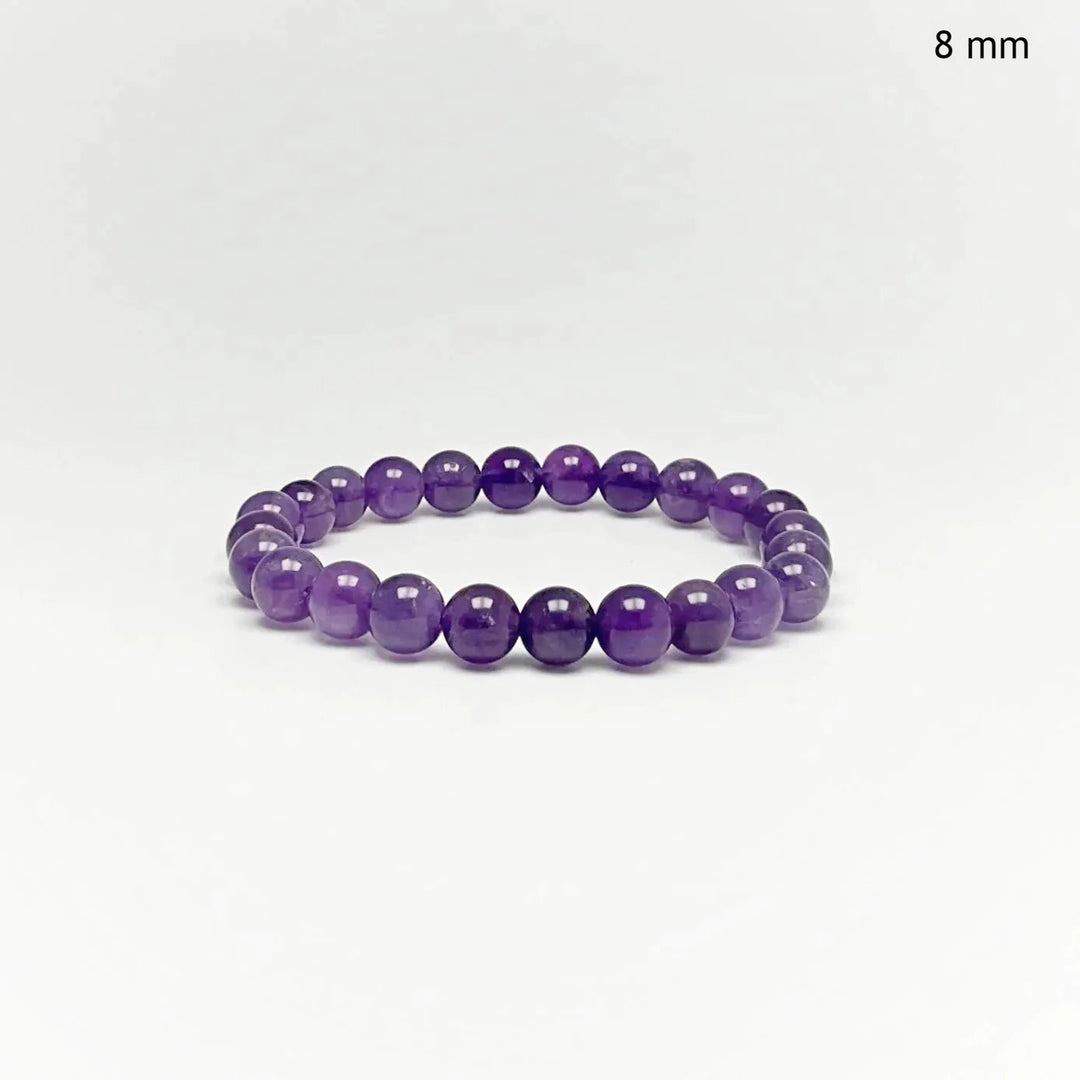 Amethyst Beaded Bracelet