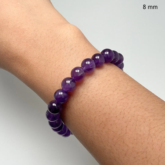 Amethyst Beaded Bracelet