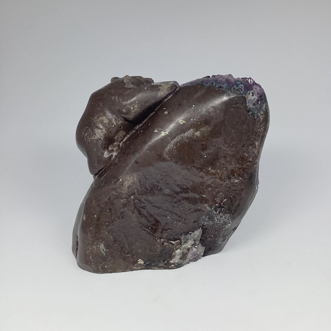 Amethyst Bear Carving