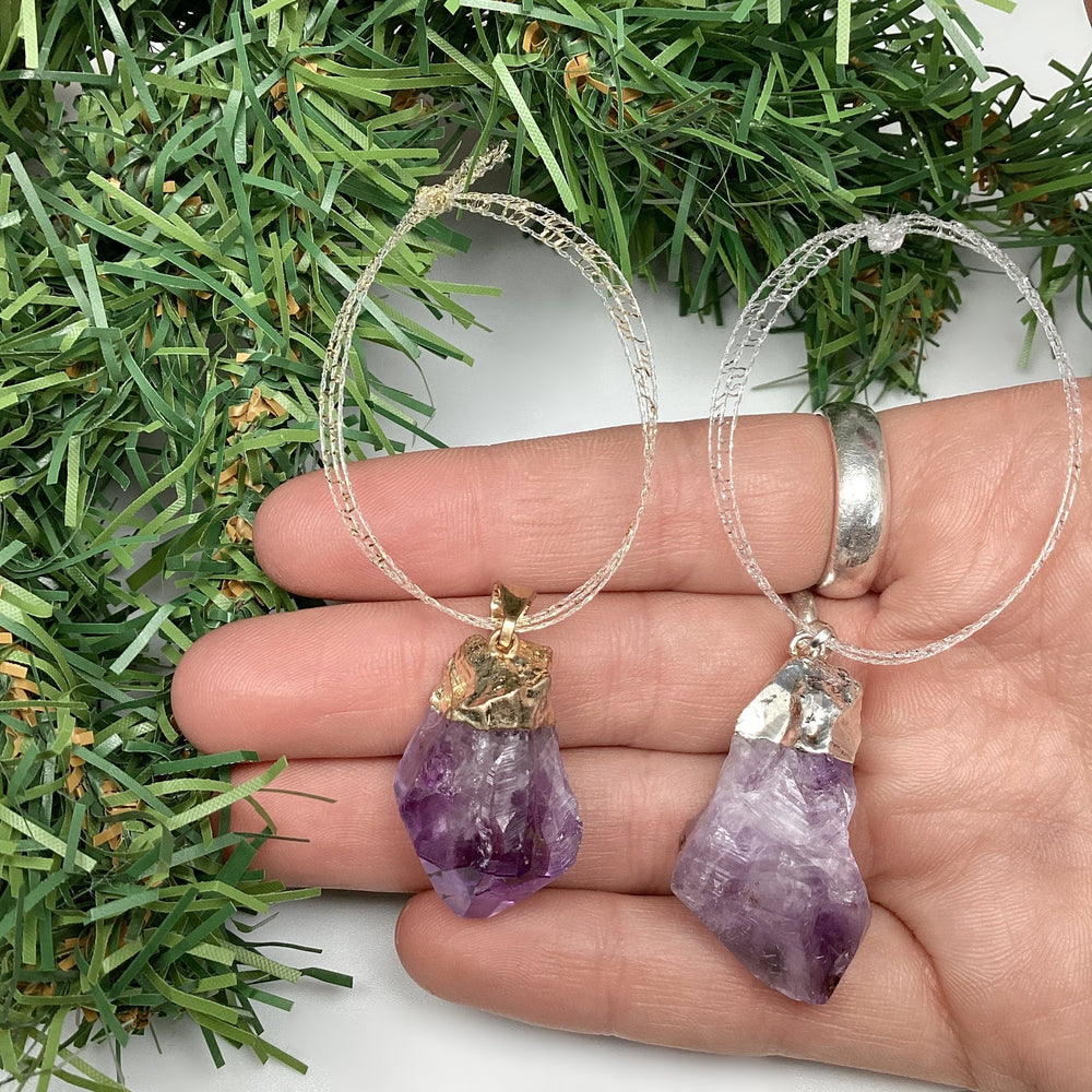 Amethyst Christmas Ornament