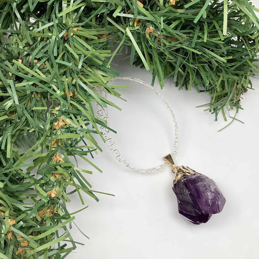 Amethyst Christmas Ornament