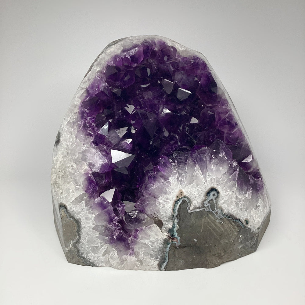 Amethyst Druze Cluster Large Stand Up