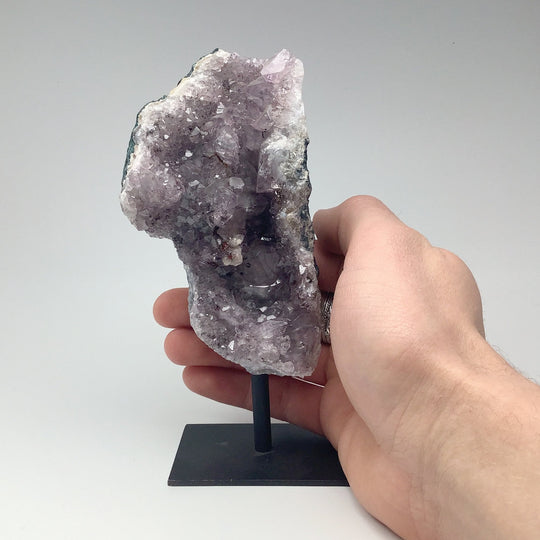 Amethyst Druze Cluster on Stand