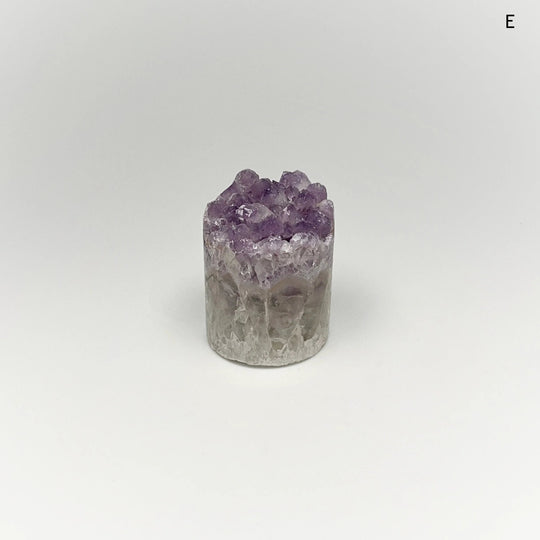 Amethyst Druze Cylinder Stand Up