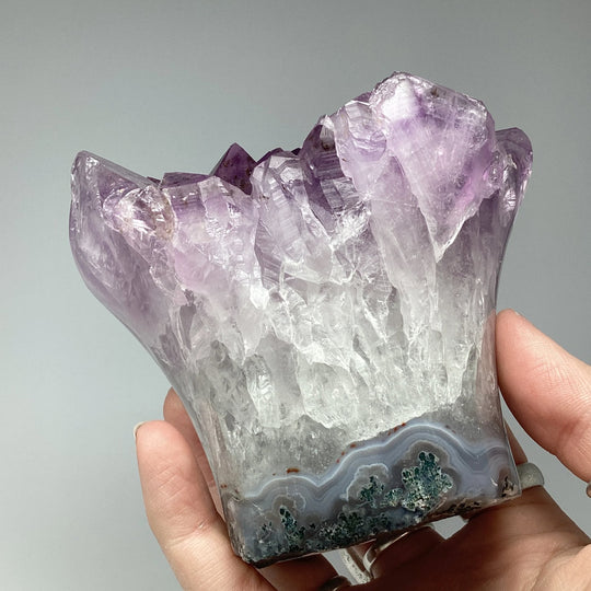 Amethyst Druze Flower