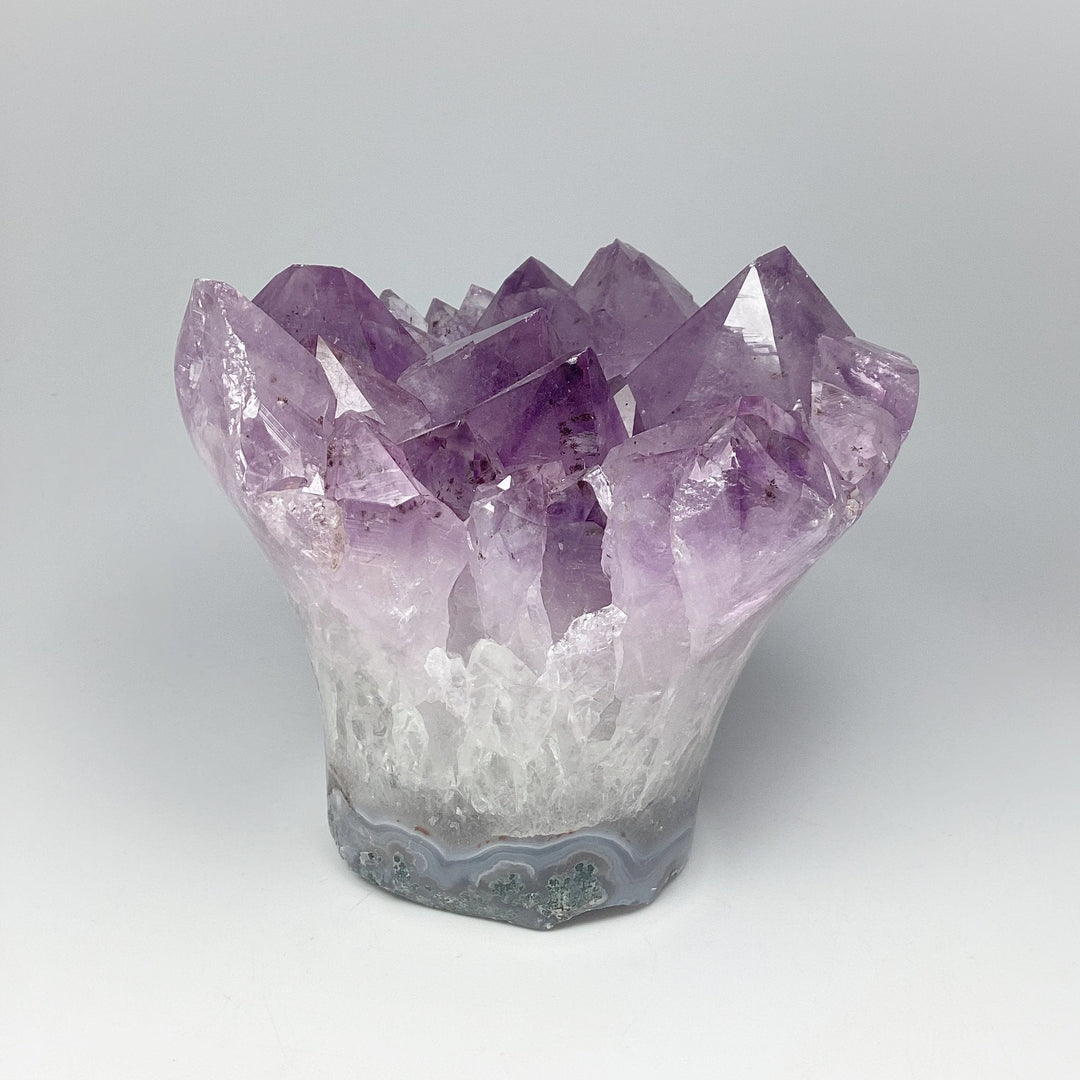 Amethyst Druze Flower