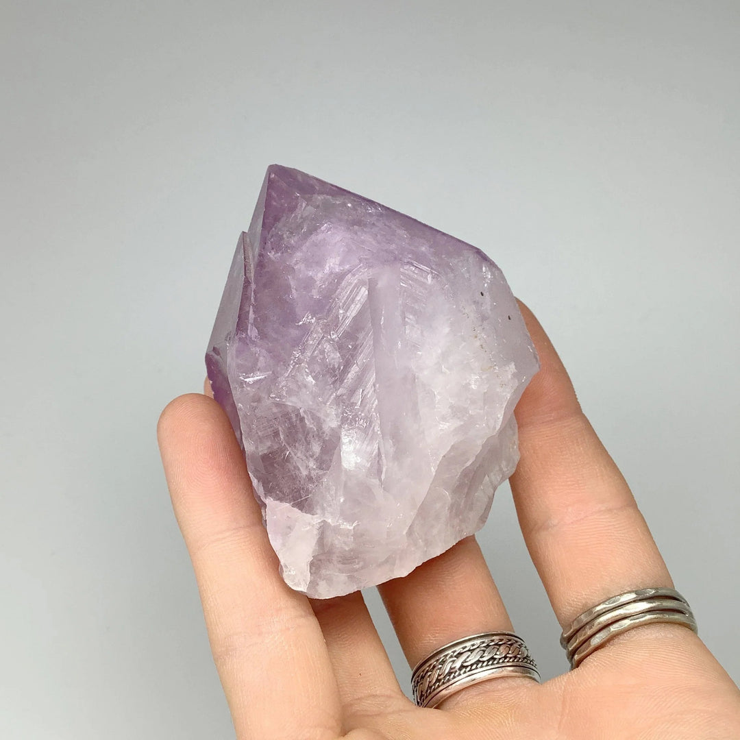 Amethyst Half Polished Point